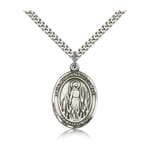 Sterling Silver St. Juliana Pendant w/ chain