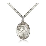 Sterling Silver St. Katharine Drexel Pendant w/ chain