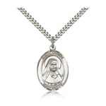 Sterling Silver St. Louise de Marillac Pendant w/ chain