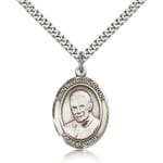 Sterling Silver St. Luigi Orione Pendant w/ chain