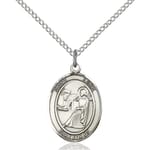 Sterling Silver St. Luke the Apostle Pendant w/ chain