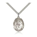 Sterling Silver St. Margaret of Cortona Pendant w/ chain