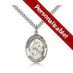 Sterling Silver St. Maria Goretti Pendant w/ chain