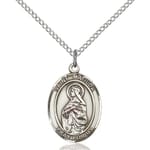 Sterling Silver St. Matilda Pendant w/ Chain