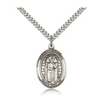 Sterling Silver St. Matthias the Apostle Pendant w/ chain