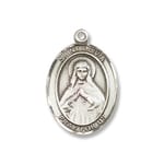 Sterling Silver St. Olivia Pendant w/ Chain