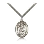 Sterling Silver St. Regina Pendant w/ chain