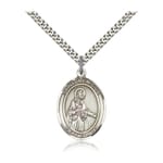Sterling Silver St. Remigius of Reims Pendant w/ chain