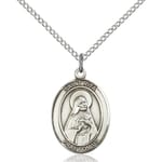 Sterling Silver St. Rita of Cascia Pendant    