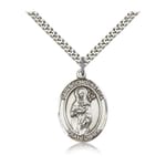 Sterling Silver St. Scholastica Pendant w/ chain