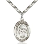 Sterling Silver St. Sharbel Pendant w/ chain