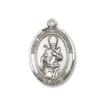 Sterling Silver St. Simon Pendant w/ Chain