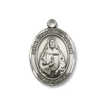 Sterling Silver St. Theodore Guerin Pendant w/ Chain