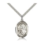 Sterling Silver St. Theresa Pendant w/ chain