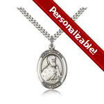 PERSONALIZE: Sterling Silver St. Thomas the Apostle Pendant w/ chain