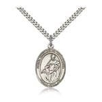 Sterling Silver St. Thomas of Villanova Pendant w/ chain