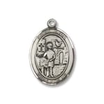 Sterling Silver St. Vitus Pendant w/ Chain