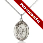 PERSONALIZE: Sterling Silver St. Zachary Pendant w/ Chain