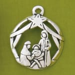 Terracotta Madonna and Child Della Robbia Plaque, 5 inches  