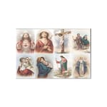 Velasquez Assorted Subjects Personalized Prayer Card (Priced Per Card)