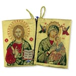 Virgin of Perpetual Help & Christ The Teacher Rosary Icon Pouch 
