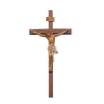 Walnut Cross w/Handpainted Corpus - 24 inch