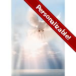 White Dove Personalized Prayer Card (Priced Per Card)