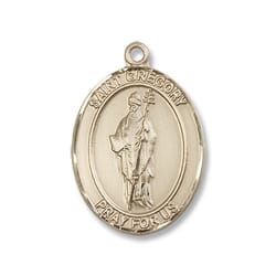 14kt Gold St. Gregory the Great Medal