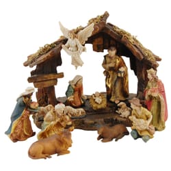 13 piece resin nativity with 8 inch creche the catholic 13 piece resin nativity with 8 inch creche the catholic