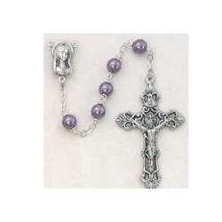 7MM Amethyst Pearl Rosary