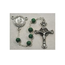 6MM Pewter St. Patrick Rosary