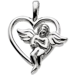 Angel Heart Pendant-14K Gold