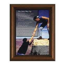 Brotherhood Poem w/ Cherry Frame (6x8)