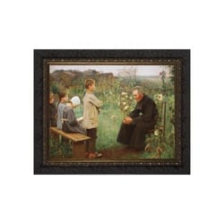 Catechism Lesson w/ Dark Ornate Frame