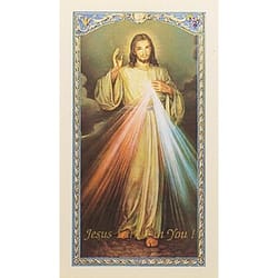 The Chaplet of the Divine Mercy - Prayer Card