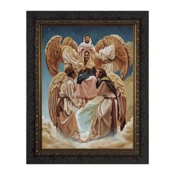 The Coronation of Mary w/ Dark Ornate Frame 