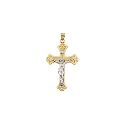 Crucifix Pendant - 14K Gold