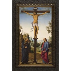Crucifixion w/ Dark Ornate Frame