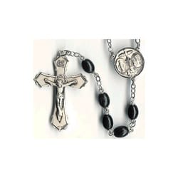 Deluxe Black Wood Rosary