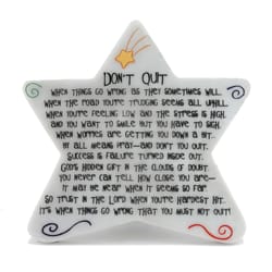 Don't Quit Plaque