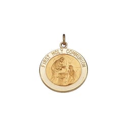 First Communion Medal -14K Gold