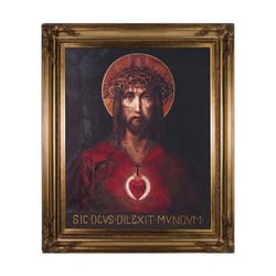 For God So Loved the World w/ Gold Frame (24x30)