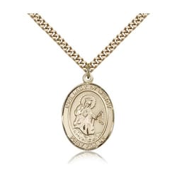 Gold Filled Our Lady of Mercy Pendant w/ chain