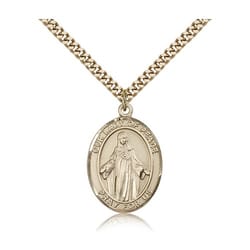 Gold Filled Our Lady of Peace Pendant w/ chain