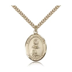 Gold Filled St. Anastasia Pendant w/ chain