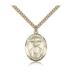 Gold Filled St. Andrew Kim Taegon Pendant w/ chain