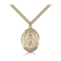 Gold Filled St. Blaise Pendant w/ chain