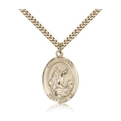 Gold Filled St. Colette Pendant w/ chain