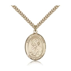 Gold Filled St. Dominic Savio Pendant w/ chain
