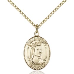 Gold Filled St. Elizabeth of Hungary Pendant w/ Chain